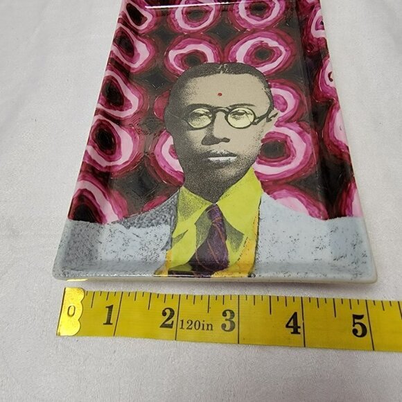 Fabienne Jouvin RARE Emperor Pu Yi Trinket Tray - Picture 10 of 11